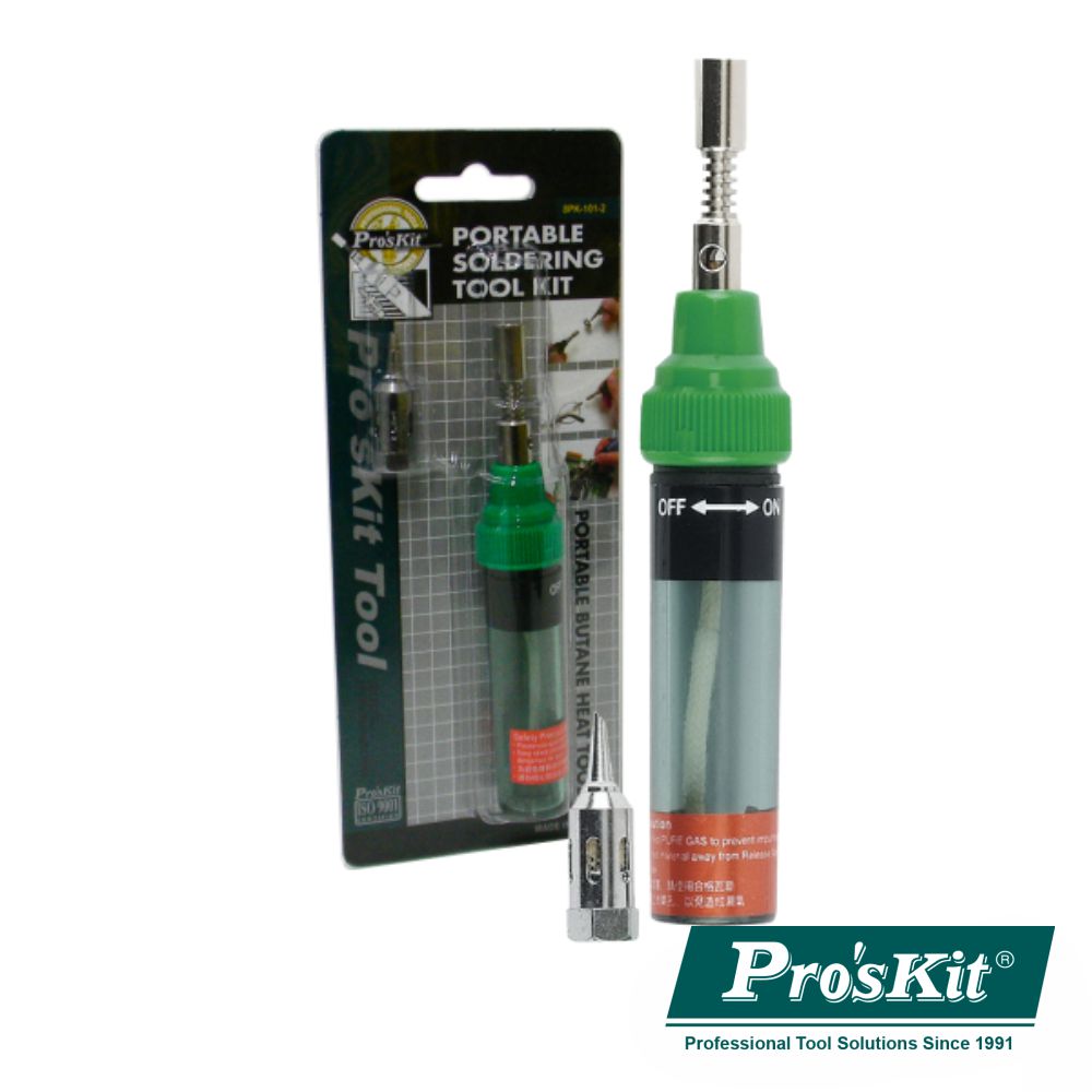 FERRO DE SOLDAR A GÁS C/ PONTA AR QUENTE PROSKIT