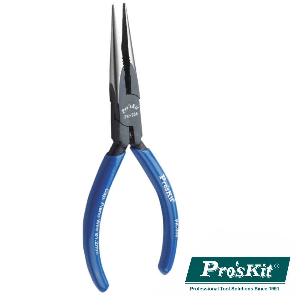 ALICATE DE PONTAS LONGAS E CORTE 140MM PROSKIT