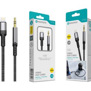 Cabo Audio Jack 3.50 to Lighting NOVOTECK A-023