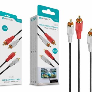 Cabo 1.50M Rca 2 Macho To Rca 2 Macho NOVOTECK A-035