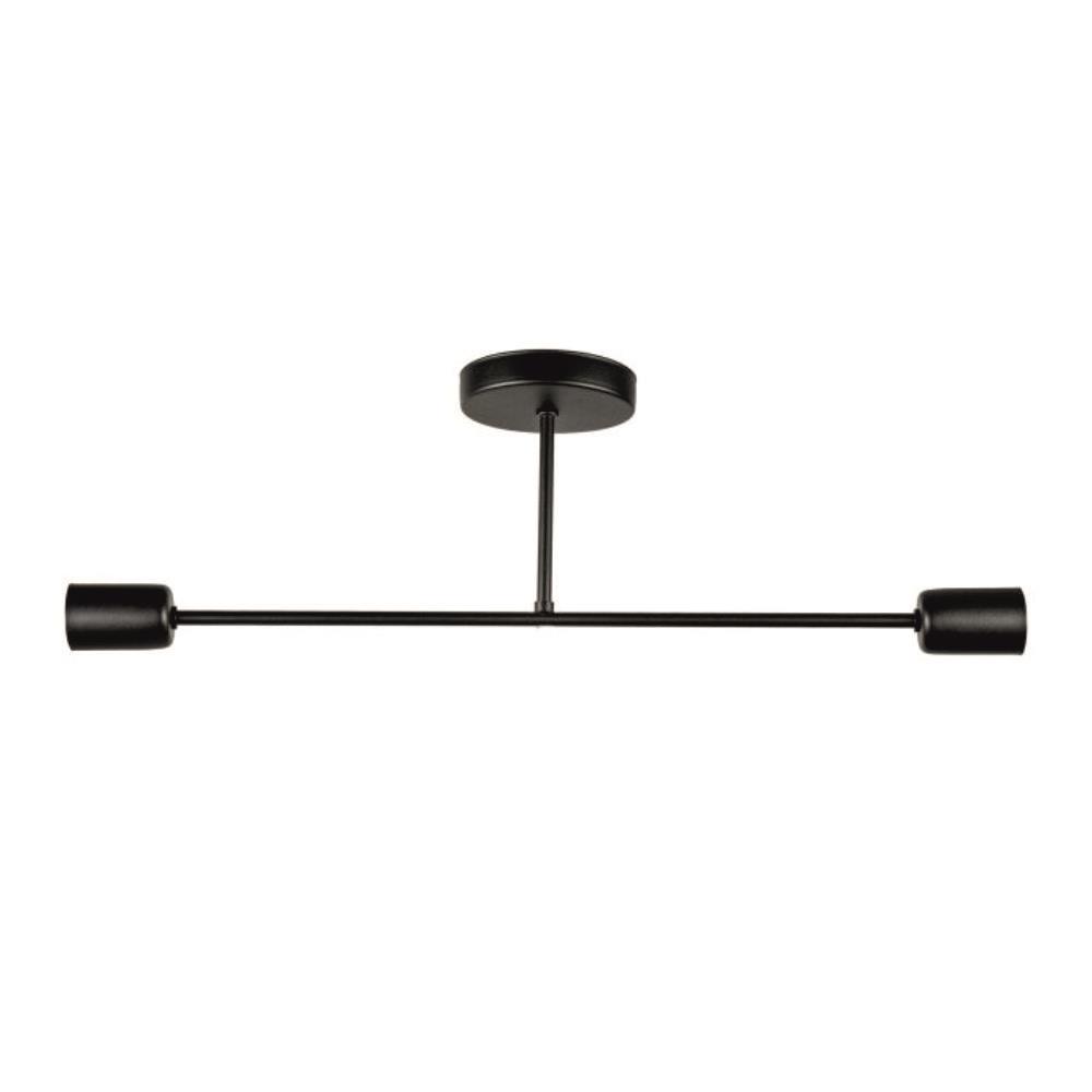 Candeeiro Teto E27 2x60W SOLO ADVITI