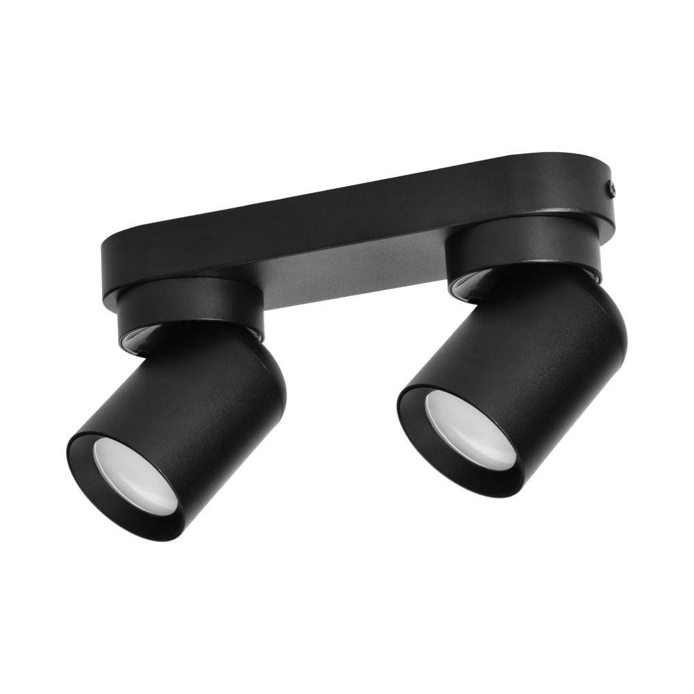 Candeeiro LED Teto/Parede IP20 Preto ADVITI