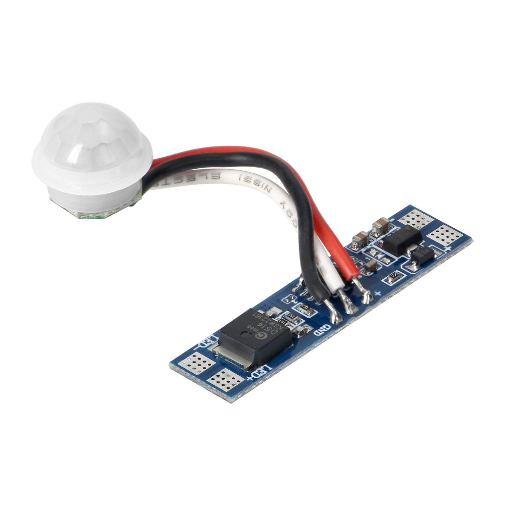 AD-TL-6497/S-R Controlador mini sensor movimento p/ fita led 5/24Vdc 8A ADVITI