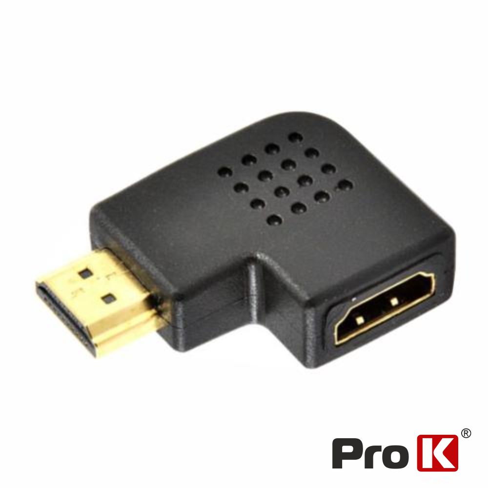 ADPHDMI02 Adaptador hdmi macho / femea 90º