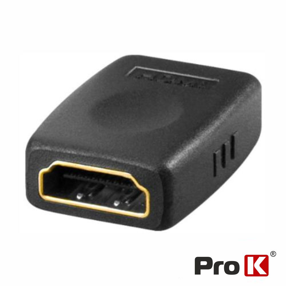 ADPHDMI04 Ficha adaptadora hdmi FEMEA / FEMEA DOURADA PROK