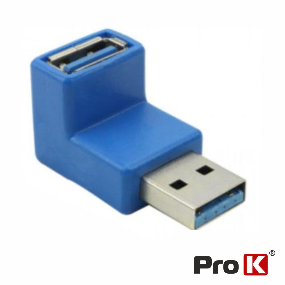 ADPUSB3/90 Adapatdor USB tipo A macho / femea 90º