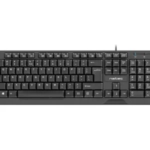 Natec Trout Teclado Usb Qwerty Espanhol Preto