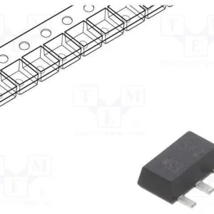 Transístor: Npn, Bipolar, 60v, 3a, Sc62,Sot89