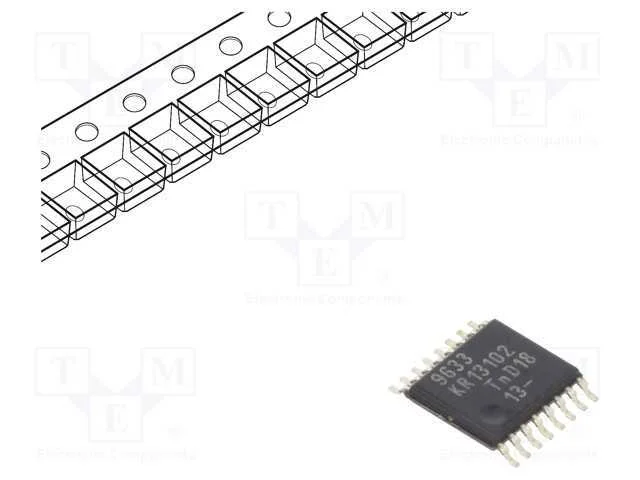 Ic: Interface, Extensão I/O, 2,3÷5,5vdc, I2c, Smd.
