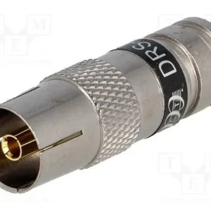 Ficha, Concêntricos 9,5mm (Iec 169-2), Fêmea, Rg6.