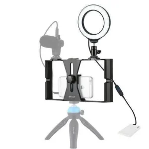 Kit de Vlog para Smartphone com Ring Light
