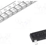 Transístor: Pnp, Bipolar, 300v, 0,1a, 250mw, Sot2.