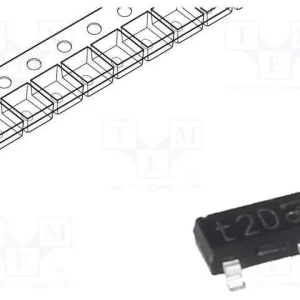 Transístor: Pnp, Bipolar, 300v, 0,1a, 250mw, Sot2.