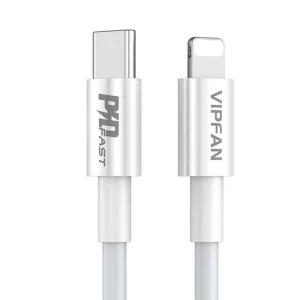 Cabo Lightning Usb-C Vipfan 2m (Branco)