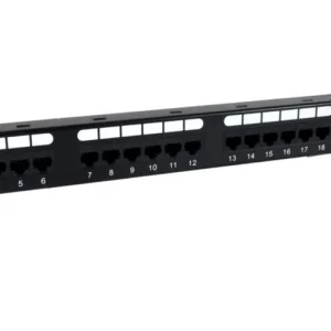 Painel de Transferência Utp 19" Cat. 6a Dual 24p..