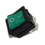 Interruptor Rocker Dpst Off-On 16a 250vac 2p Verde