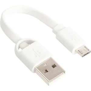 Porta-Chaves Micro Usb Branco