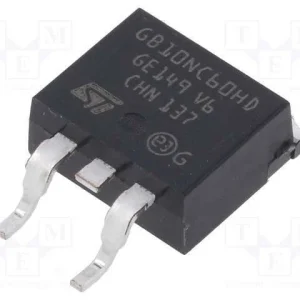 Transístor: Igbt, 600v, 10a, 65w, D2pak