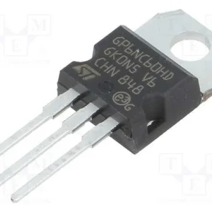Transístor: Igbt, 600v, 15a, 56w, To220ab