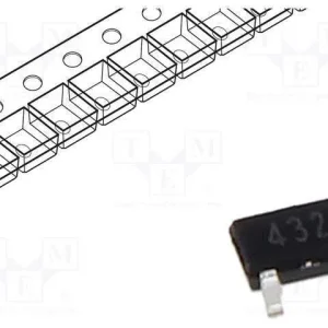 Ic: Fonte de Tensão de Referência, 1,24v, ±0,5%, .