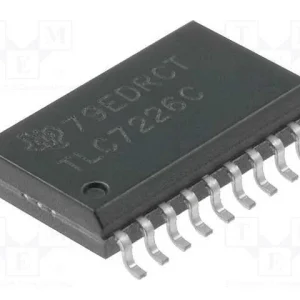 Ic: Conversor D/A, 8bit, 143ksps, Ch: 4, 4,5÷5,5v.