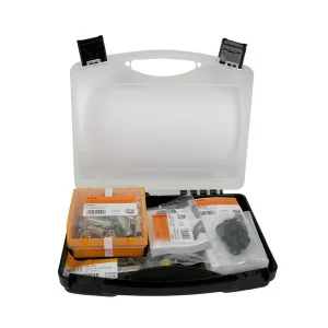 Mala C/ Conetores F+Descarnador+Alicate Compressao