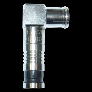Conetor Angular de Compressao "F" Rapido