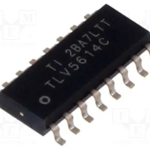 Ic: Conversor D/A, 12bit, 102ksps, Ch: 4, Soic16,.