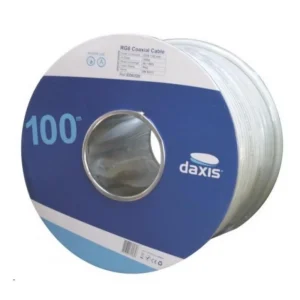 Cabo Coaxial Rg6 Branco 100m