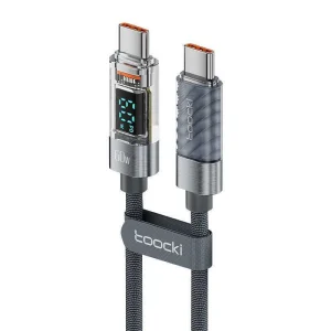 Toocki Cabo Usb C-C, 1m, Pd 60w Preto