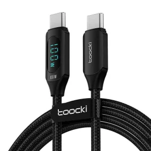 Toocki Cabo Usb C-C, 1m, 100w Preto