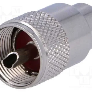 Ficha, Uhf (Pl-259), Macho, Simples, Rg213, Solda.