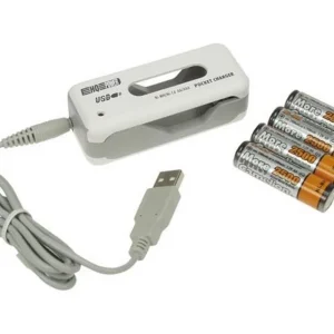 Carregador Viagem Usb com 4xAA Ni-Mh