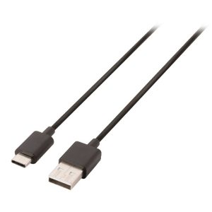 Cabo Usb2.0 Usb C Macho para Usb a Macho Preto 1m
