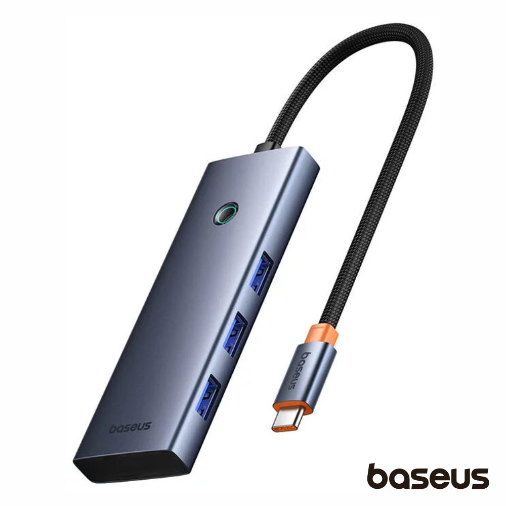 Hub USB-C P/ 3x USB-A / HDMI / USB-C PD e Cartão SD UltraJoy