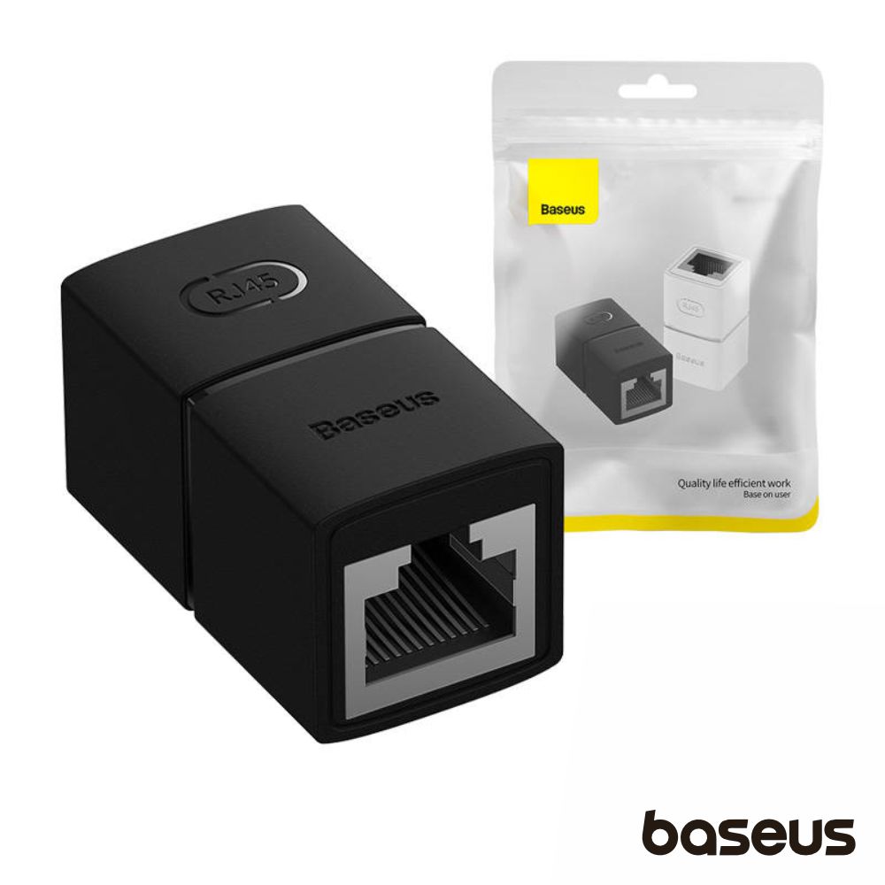Ficha Adaptadora RJ45 8P8C Fêmea / Fêmea BASEUS