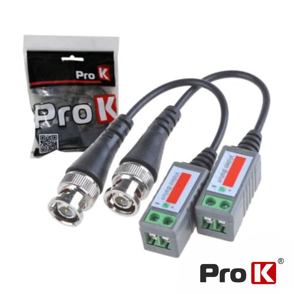 CONVERSOR PASSIVO 2X BALUN VÍDEO TERMINAIS PARAFUSO