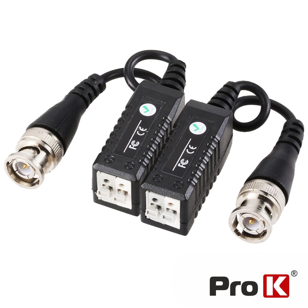 CONVERSOR PASSIVO HD 2X BALUN VÍDEO TERMINAIS APERTO PROK