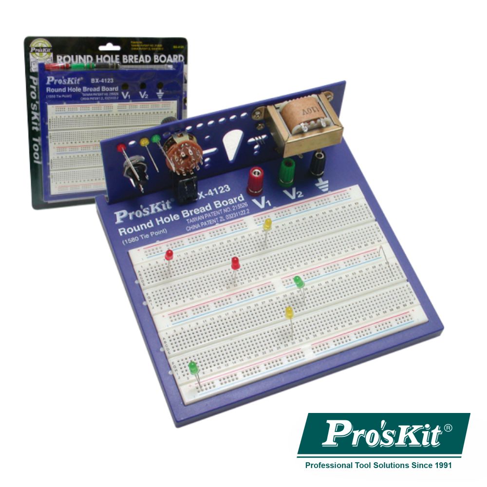 PLACA DE ENSAIO MULTIFUNÇÕES C/ 1580 PONTOS PROSKIT