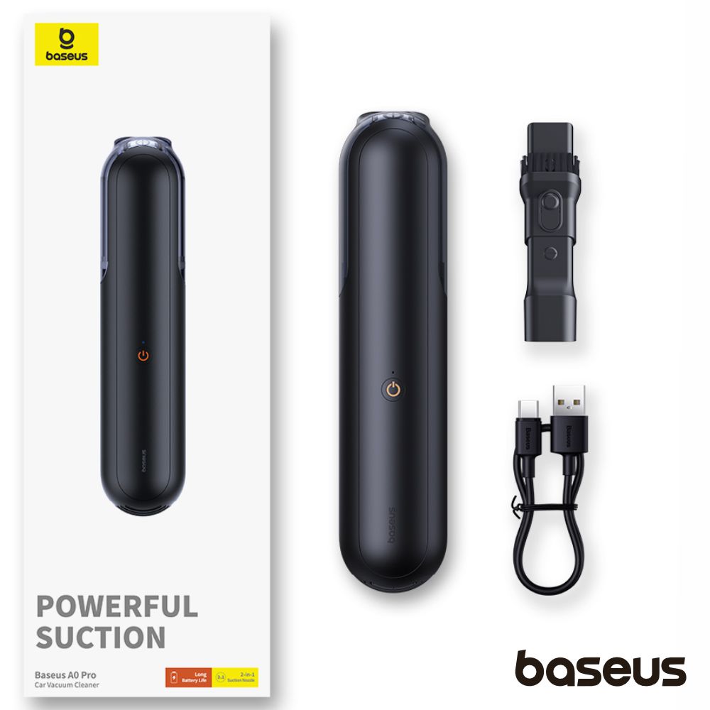 C30466500111-00 Aspirador Portatil AO S/Saco 30w 400Pa Preto Baseus