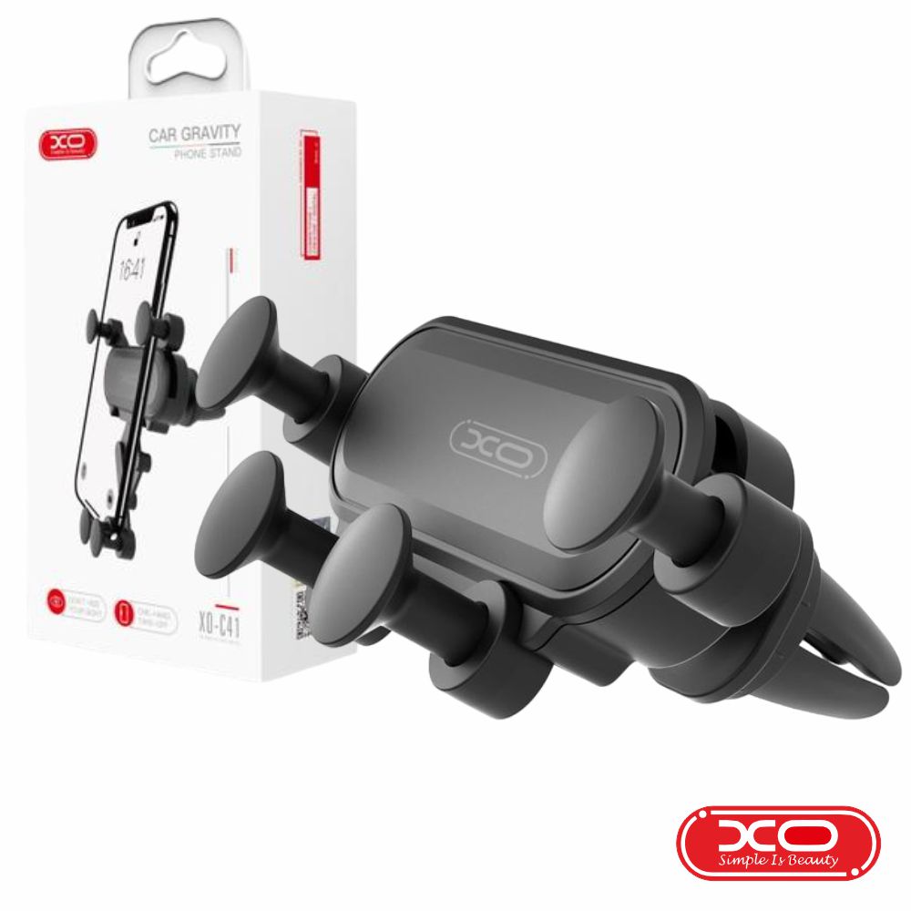 C41 suporte universal telemóvel gravity preto