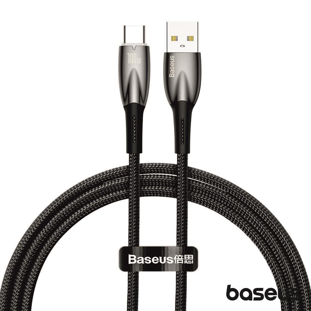 Cabo USB-A Macho P/ USB-C Macho 1m 100W Glimmer BASEUS