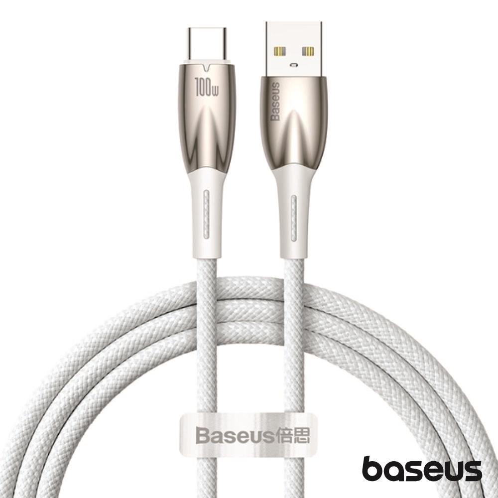 Cabo USB-A Macho P/ USB-C Macho 1m 100W Glimmer BASEUS