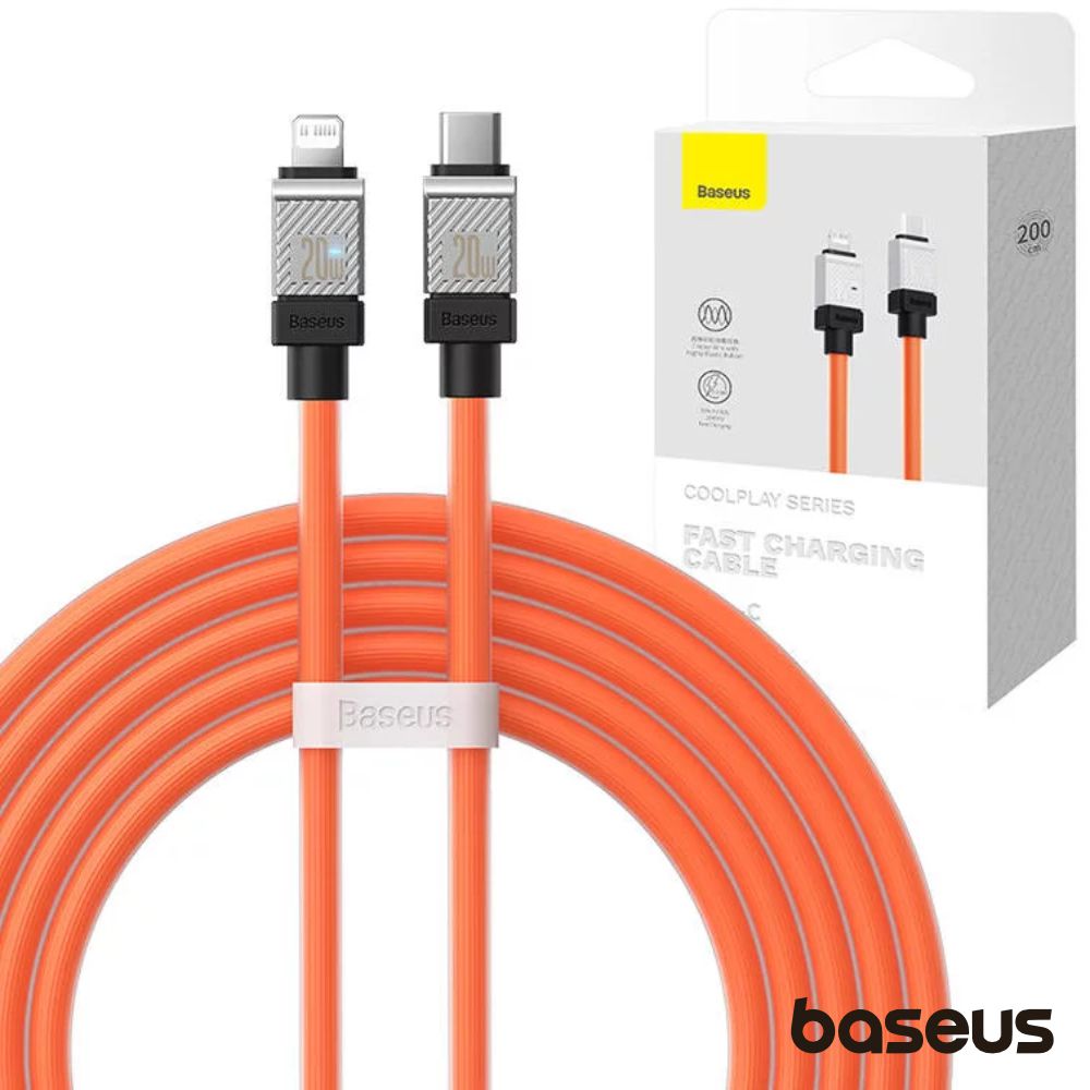 Cabo USB-C / Lightning Macho 20W PD 2m Coolplay BASEUS