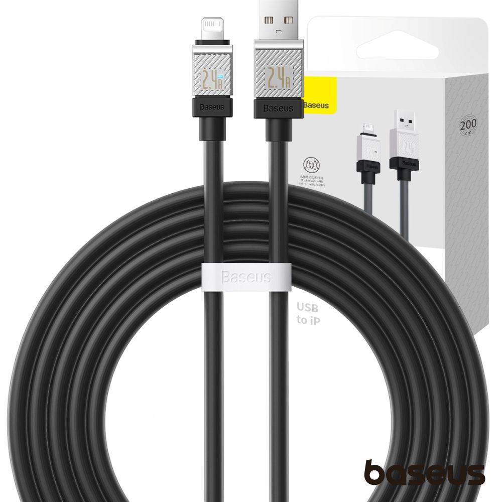 Cabo USB-A Macho / Lightning Macho 2.4A Coolplay 2m BASEUS