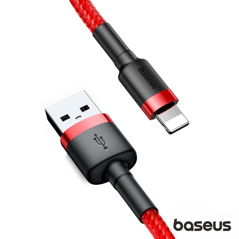 Cabo USB-A Macho P/ Lightning Macho 3m Cafule BASEUS