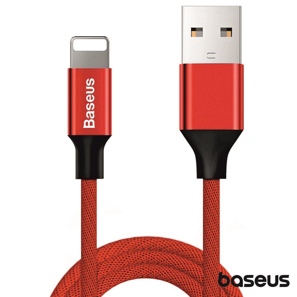 CABO USB-A 2.0 MACHO / IPHONE 5/6 1.8M VERMELHO BASEUS