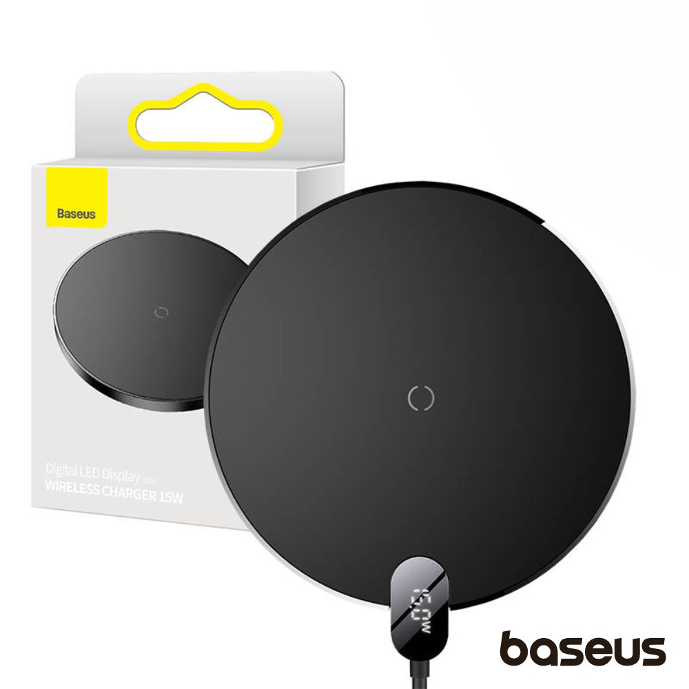 CCED000001 Carregador Por Indução Preto QI 15W BASEUS
