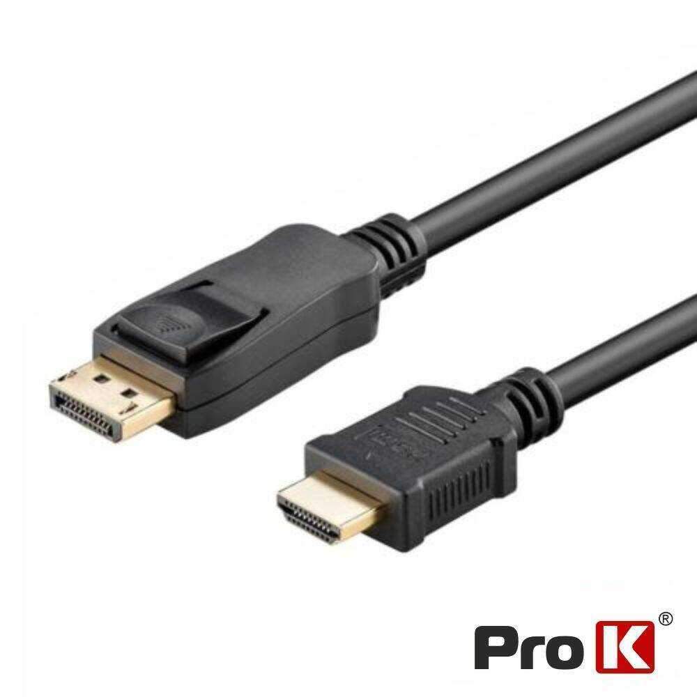 Cabo Displayport Macho / HDMI Macho 5m PROK