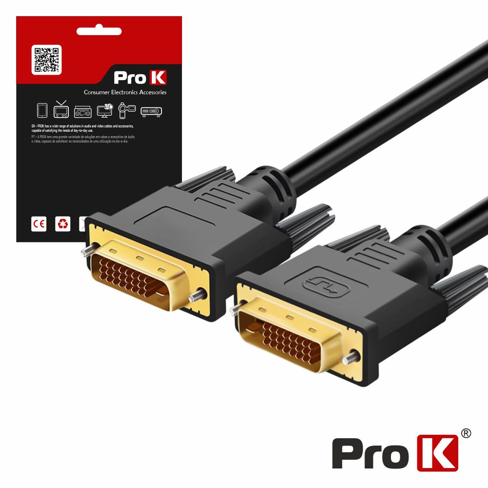CABO DVI-D MACHO DUAL LINK / DVI-D DUAL LINK MACHO 2M PROK